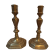Candle holders with cut sides