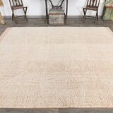 8x10 Peach Orange Handmade Wool Vintage Rug, 250x304Cm SK 34929