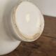 White Ceramic Vase Pot Male Head Minimalist Face Vintage Design