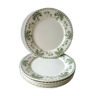 Set de 6 assiettes plates Sarreguemines