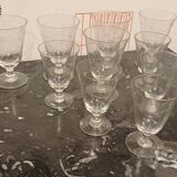 10 verres à vin ancien