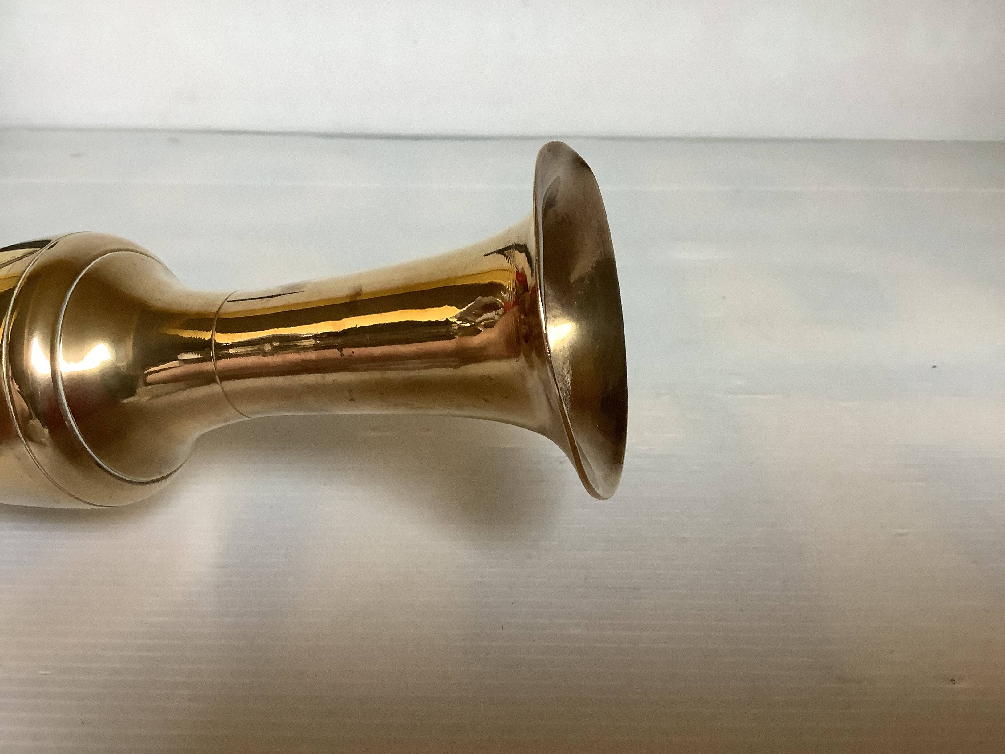 Small brass vase
