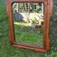 Wooden mirror