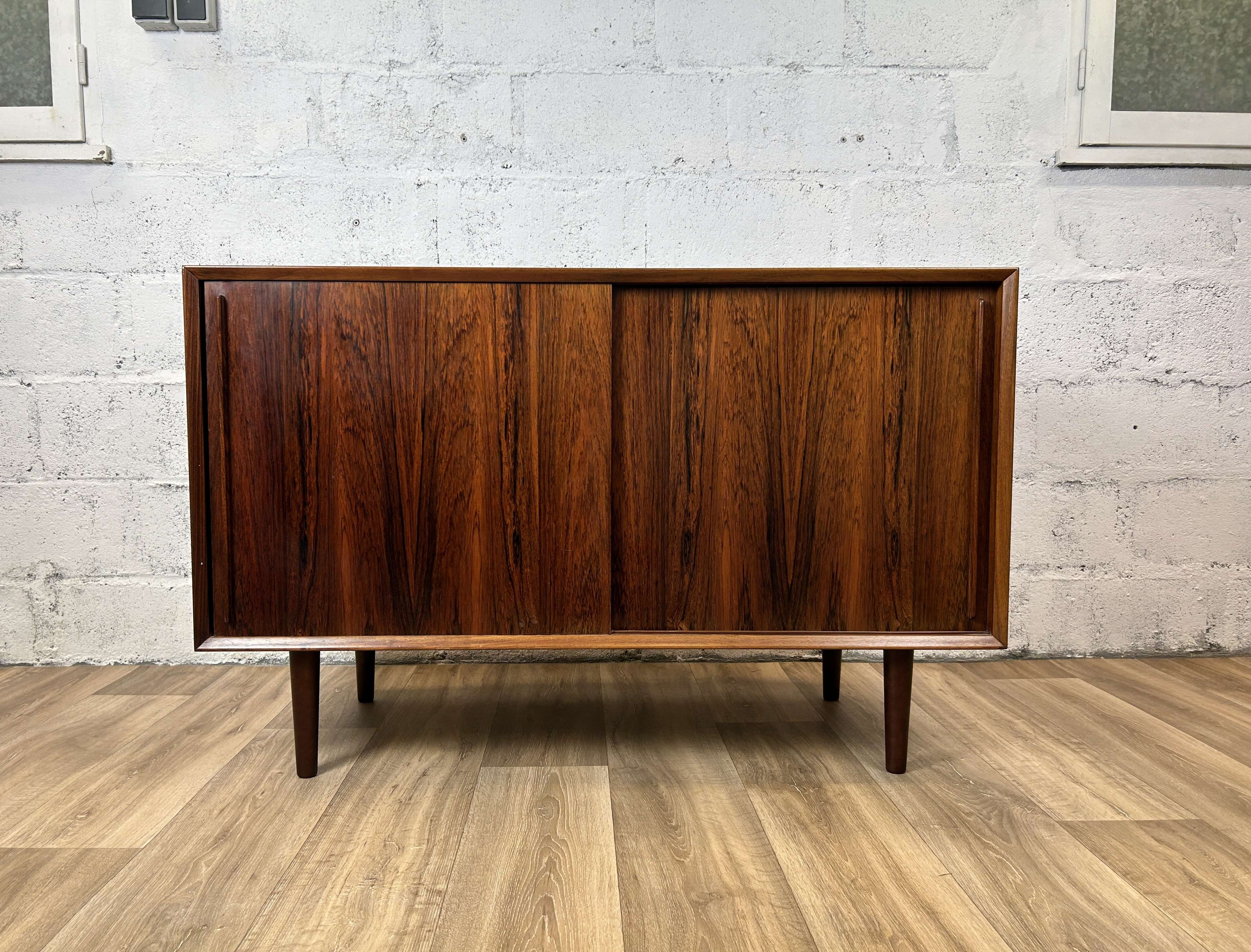 Vintage Scandinavian rosewood sideboard, 60s