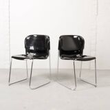 Drabert SM400 Stackable Dining Chairs by Gerd Lange, Set of 2. Germany, 80s