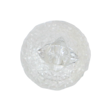 Vintage crystal pineapple sugar bowl pot france 14cm