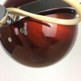 Lampe space age eyeball années 70, rouge