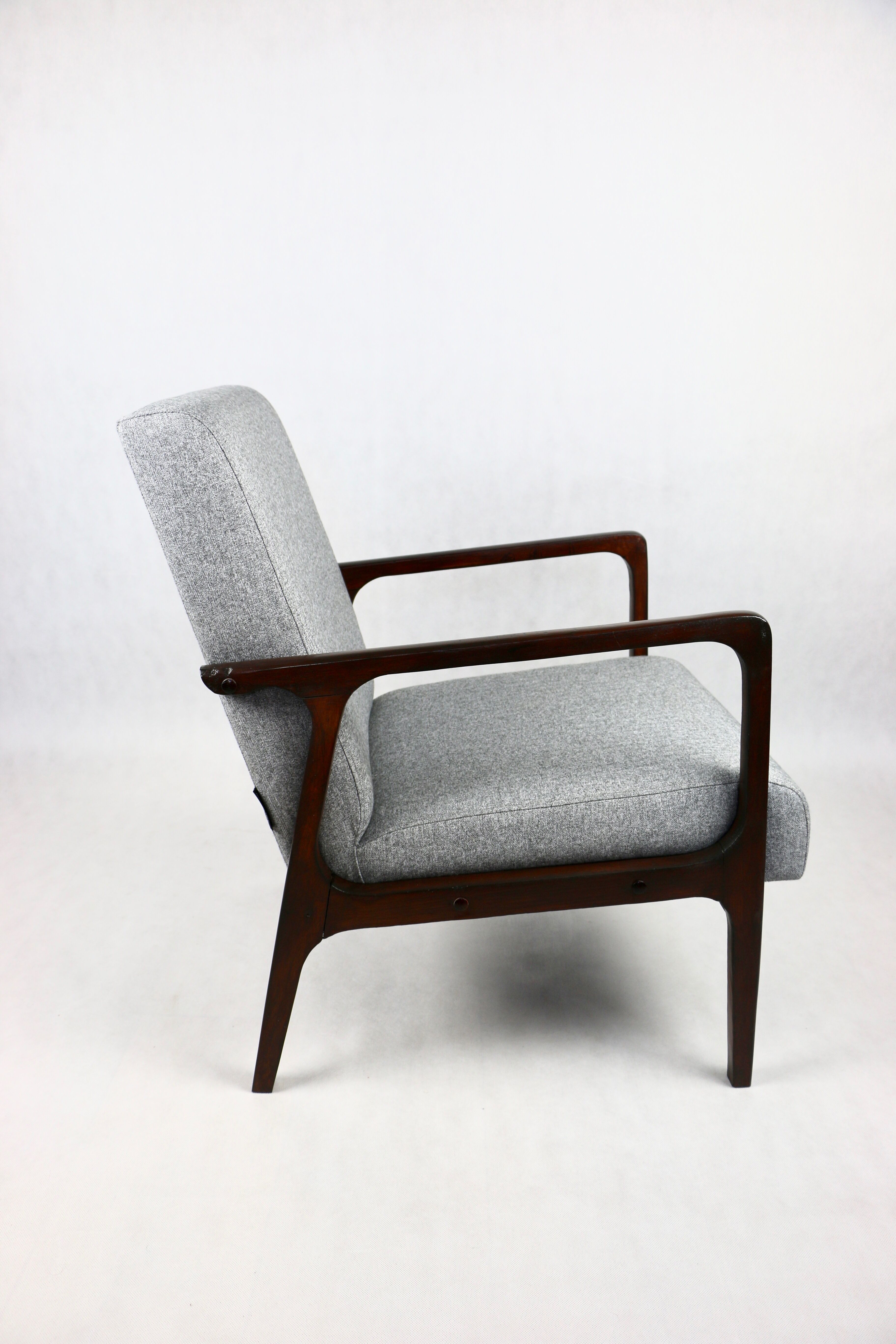 Fauteuil gris, années 1970