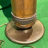 Antique wallpaper print roller lamp