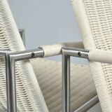 SPECTRUM / Vintage rattan armchairs sz01 / Martin Visser / Netherlands 1980s