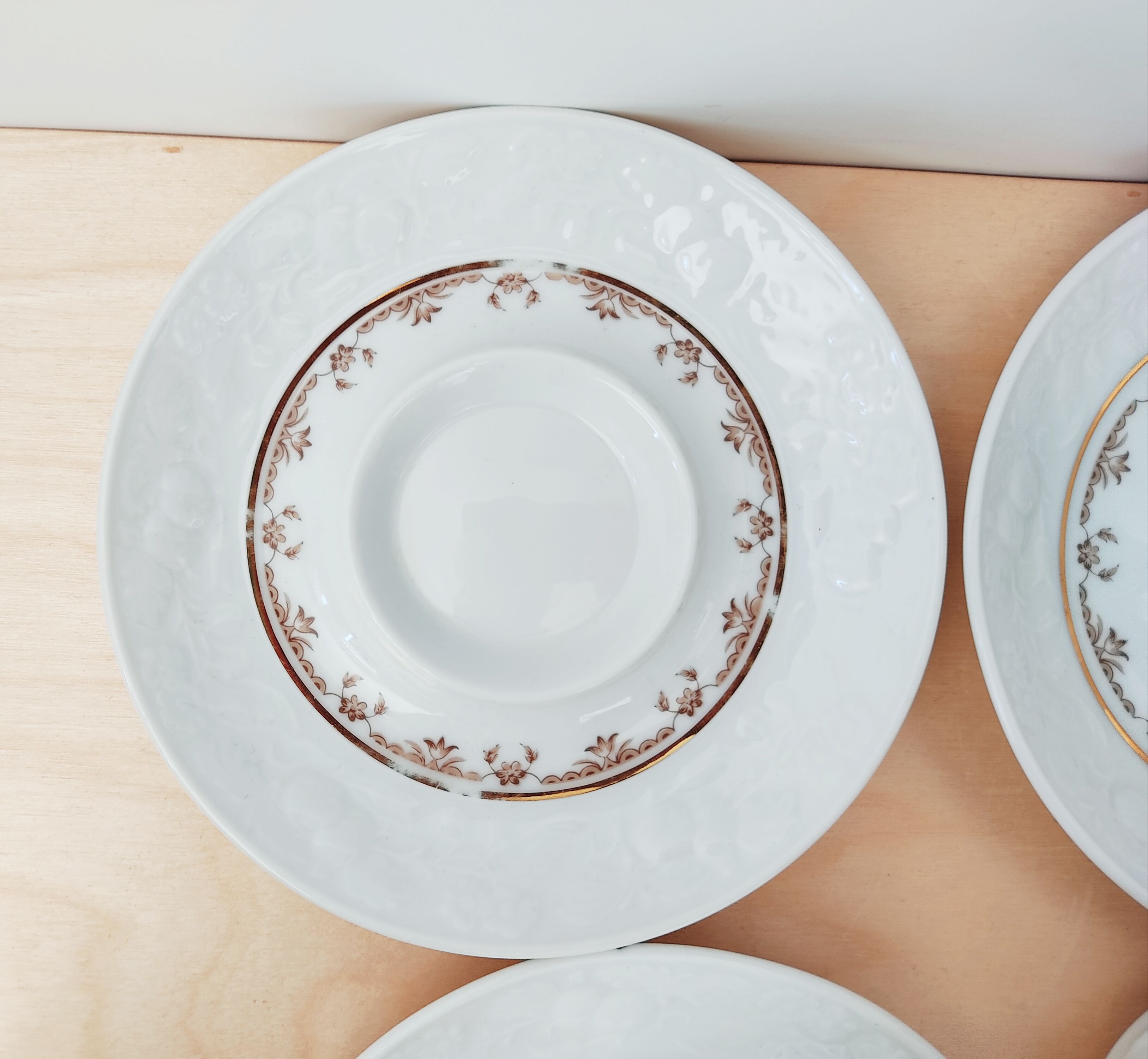 Ensemble de 6 tasses et 5 sous-tasses Bavaria