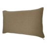 Coussin lin uni beige