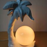 Palm lamp globe opaline