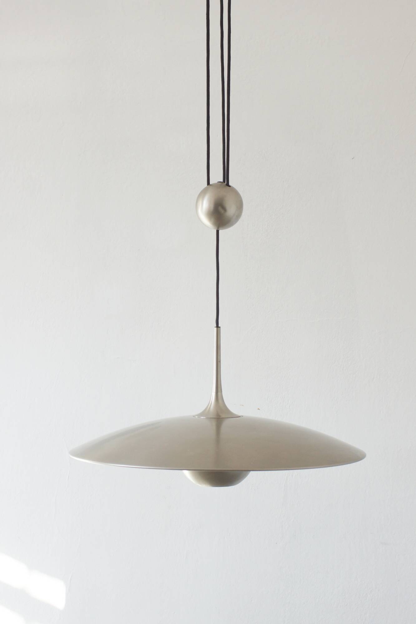 Silver Pendant Lamp by Florian Schulz