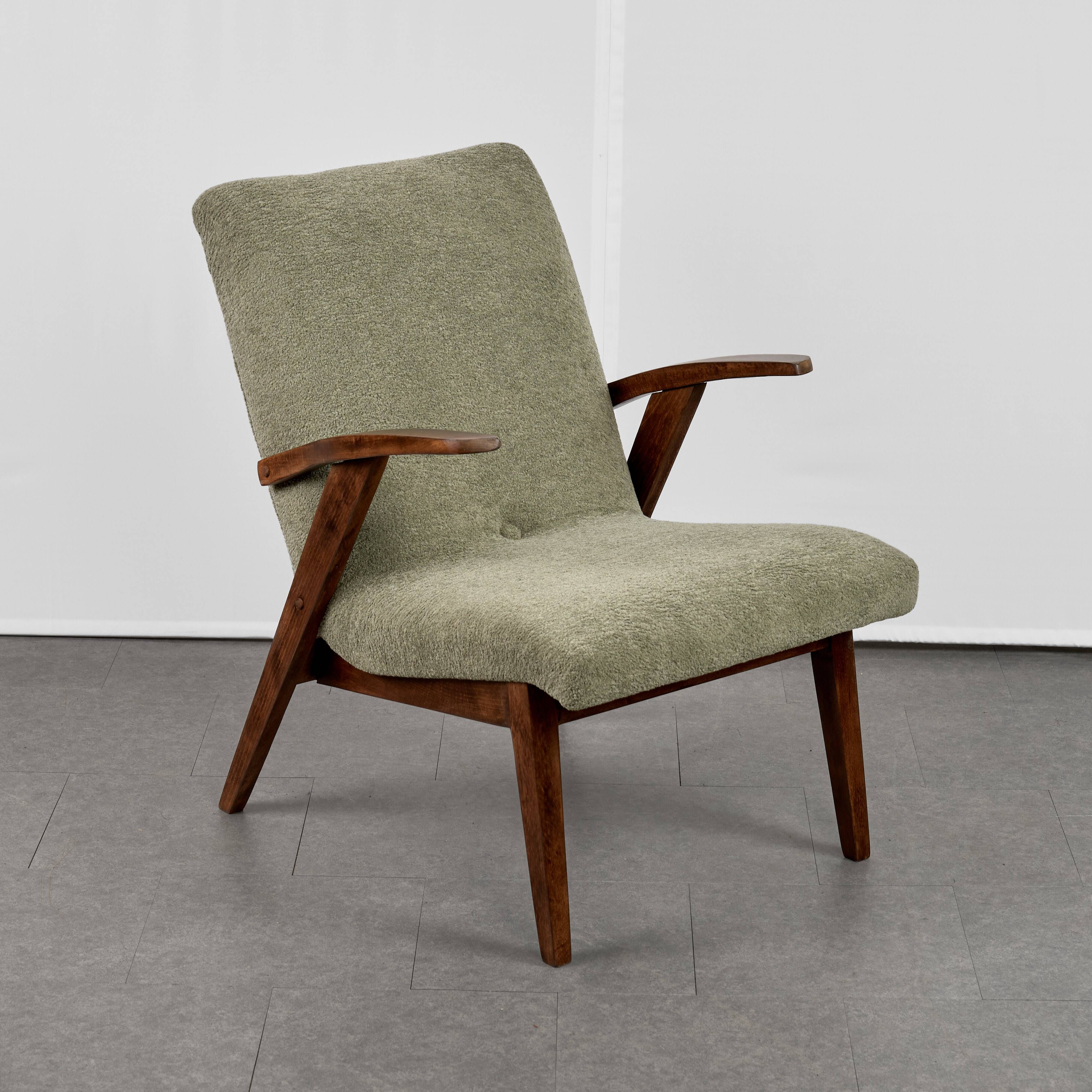 Iconic Armchair by Mieczysław Puchała, 1960s, Poland