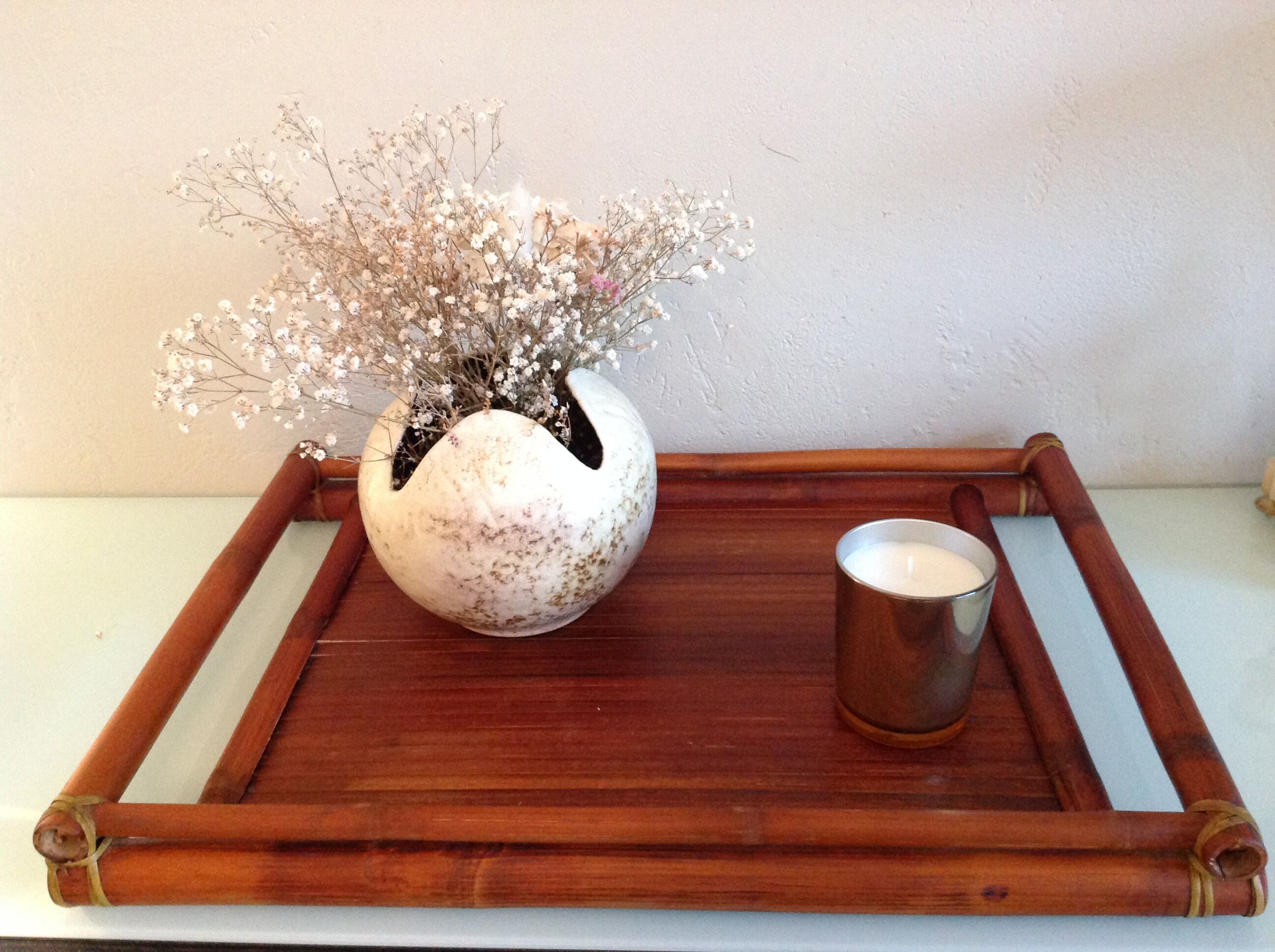 Rectangular bamboo tray 60/70s
