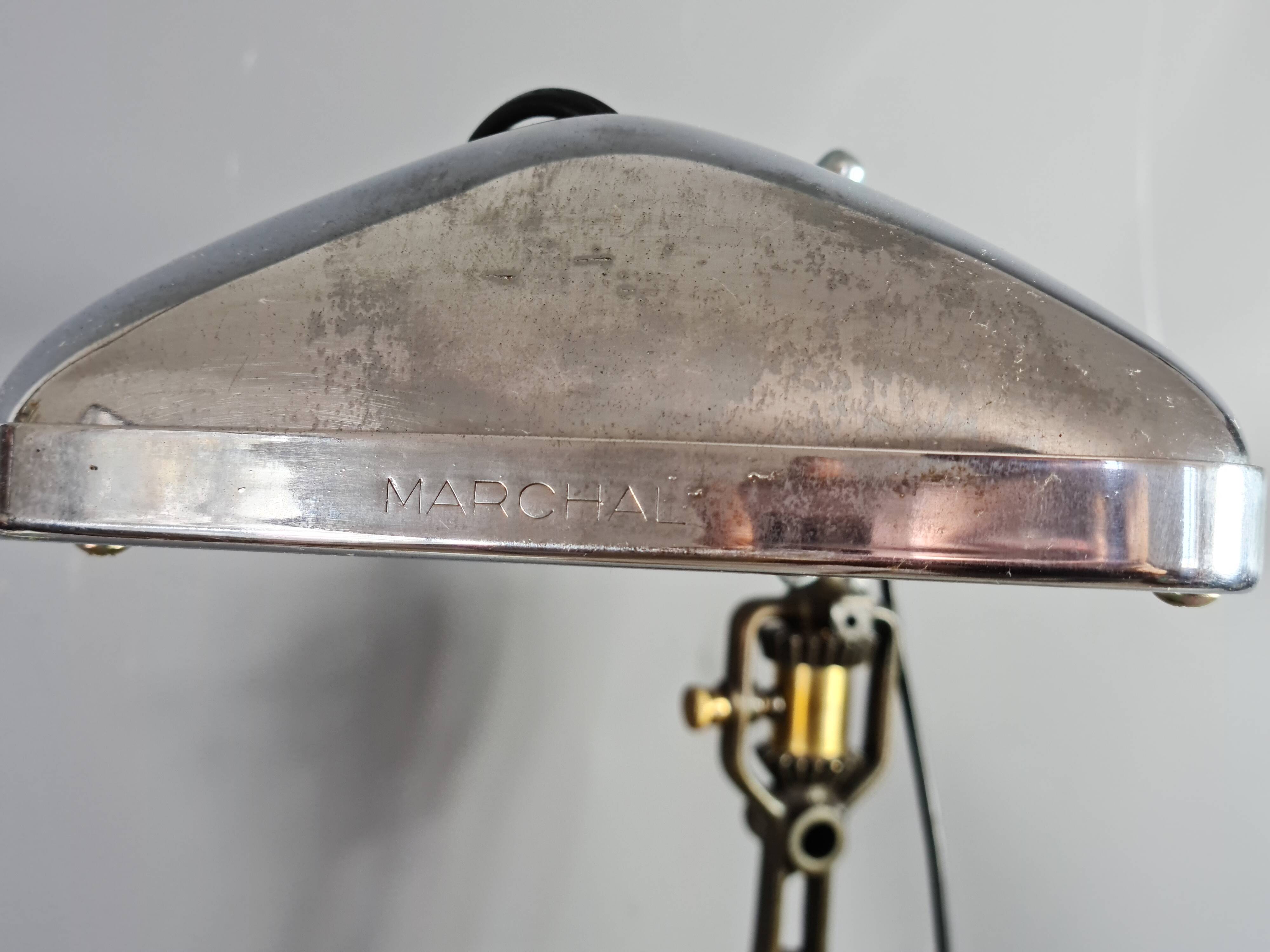 Industrial table or desk lamp, orientable. H.54 cm