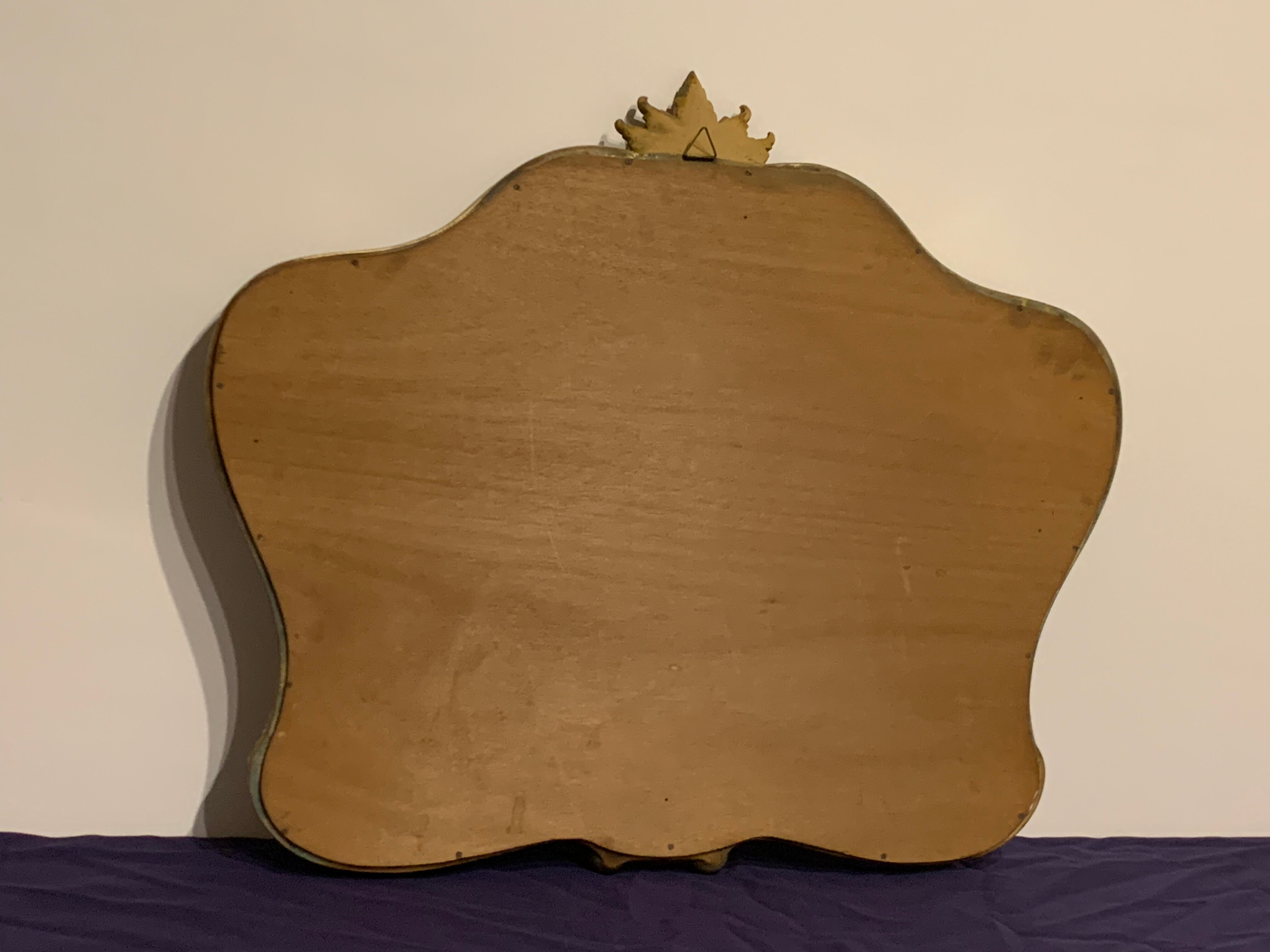 Miroir baroque large à la coquille 69x80cm