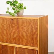 Mid-Century Modern Scandinavian Wooden Bar Cabinet, 1950s