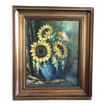Painting Tilly Moes 1899-179 Sunflowers