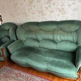 Convertible sofa with an armchair