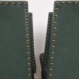 Set of 4 Moleskine chairs, 1950s.