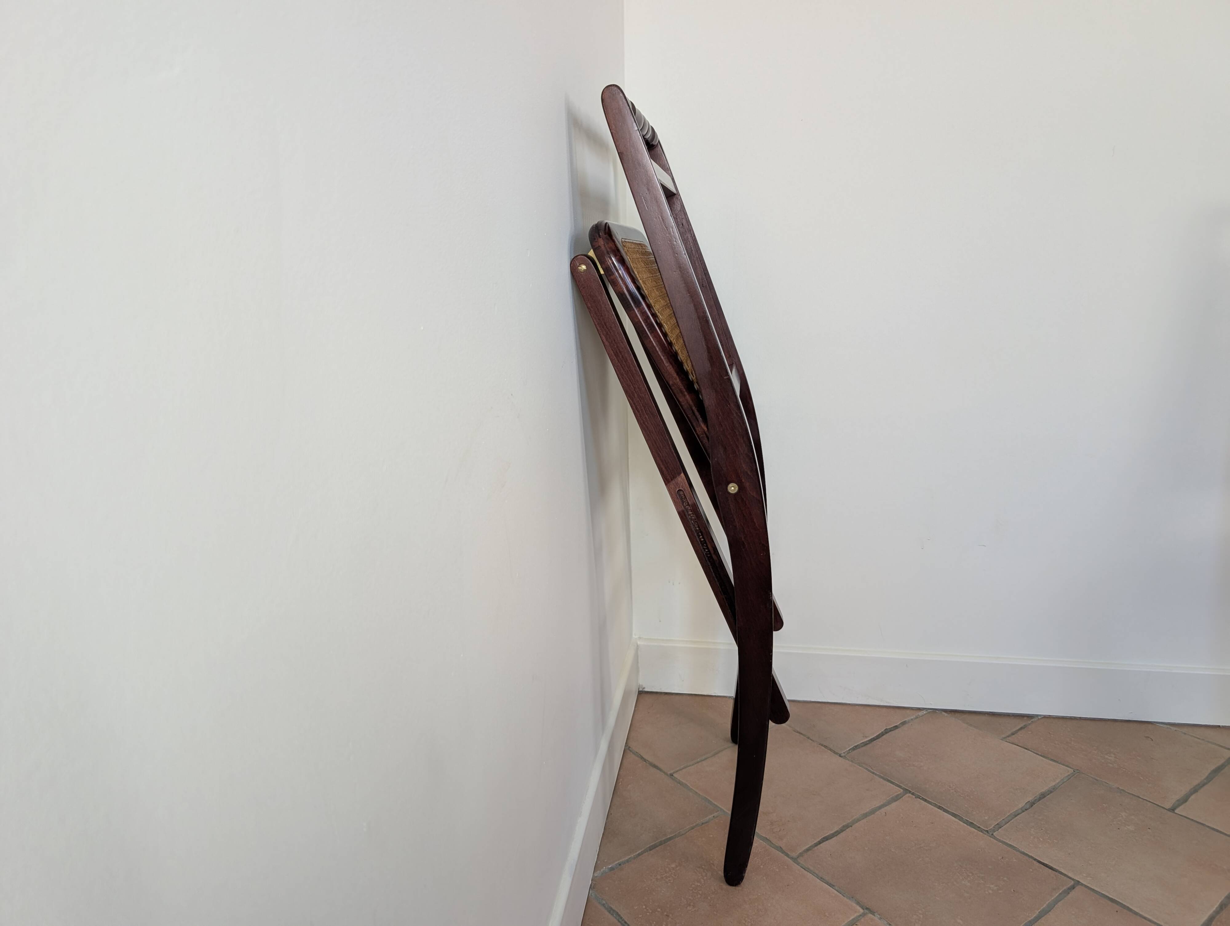 Set of 5 caned chairs