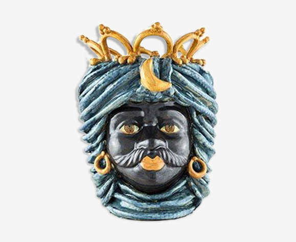 Vase couronne bleu ciel homme