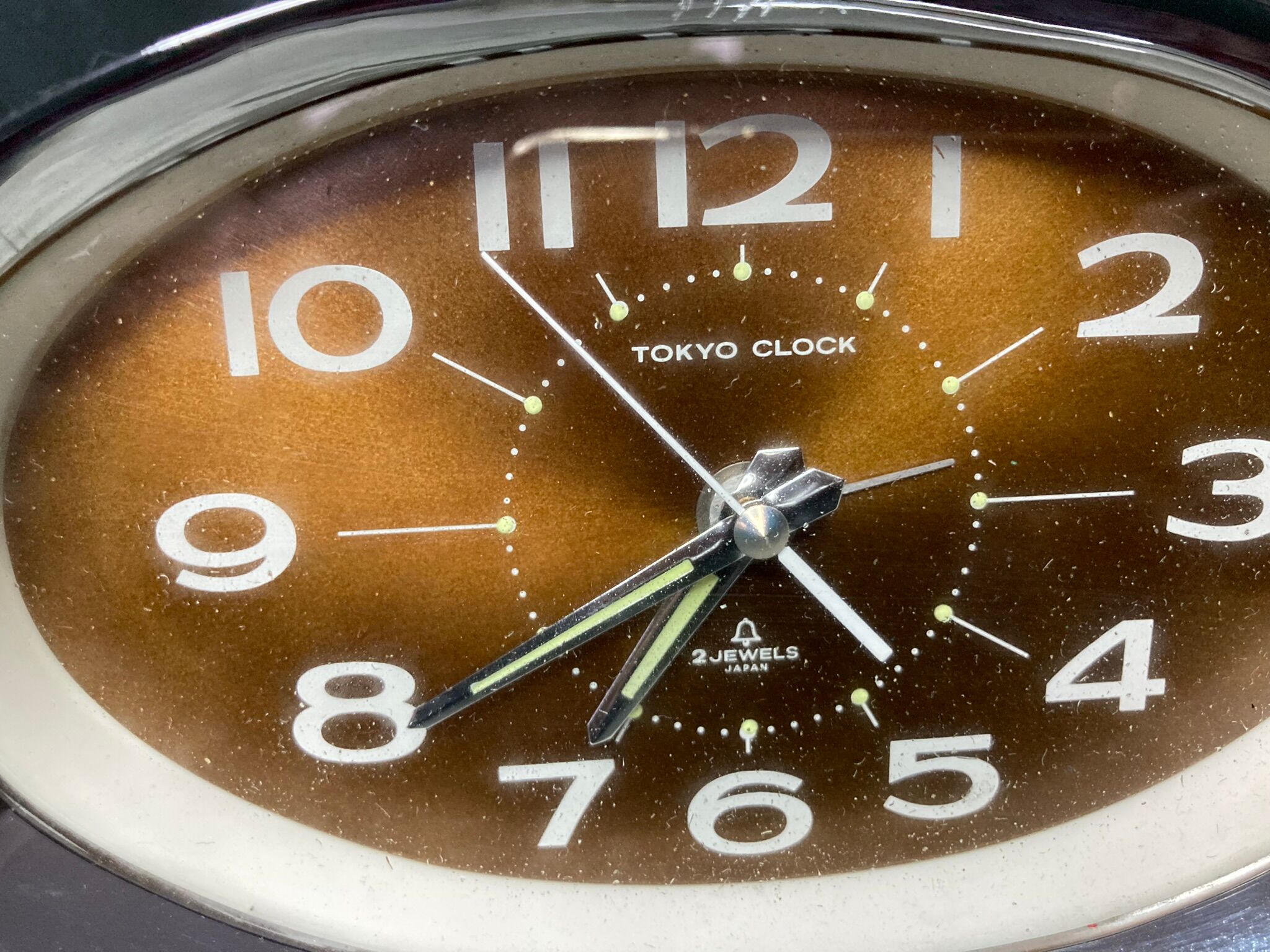 Vintage clock clock Tokyo Clock Space Age 1970s