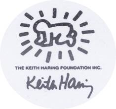 Keith Haring. Numbered colour silkscreen. 1990s.