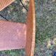 4 Metal and rattan bistro chairs for brewery, beer, café and terrace
