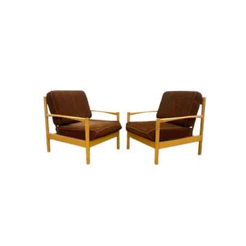 Pair of Armchairs, TON, 1970s, Czechoslovakia