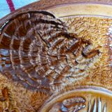 Sarreguemines oyster plates, Christmas plates, seafood plates.