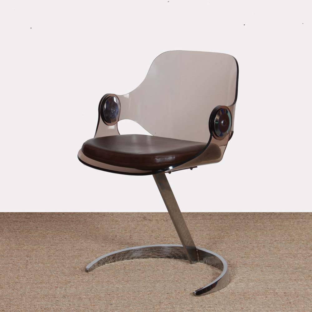 Vintage chair in the style of Boric Tabacoff, 1970