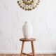 Vintage Rattan and Bamboo Accent Side Table / Stool, Spain, 1970s