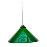Old green opaline lamp