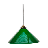 Lampe opaline verte ancienne