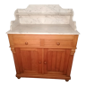 Toilet washbasin period 1900 in Oregon pine