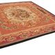 Handmade European Vintage Aubusson Kilim 306 cm x 335 cm