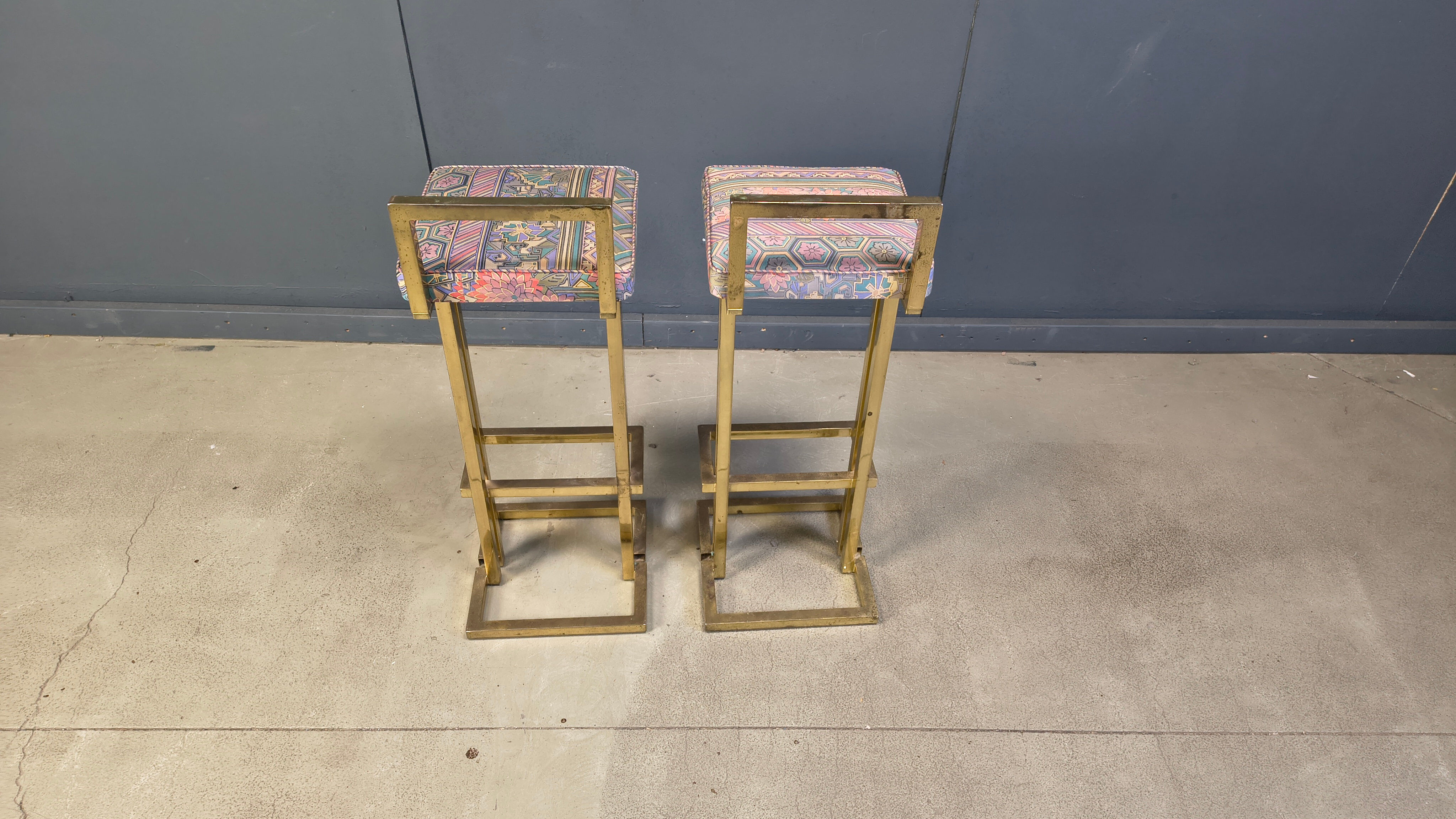 Tabourets de bar Belgochrom, ensemble de 2, années 1970