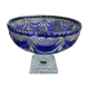 Blue Lorraine crystal cup