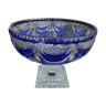 Blue Lorraine crystal cup