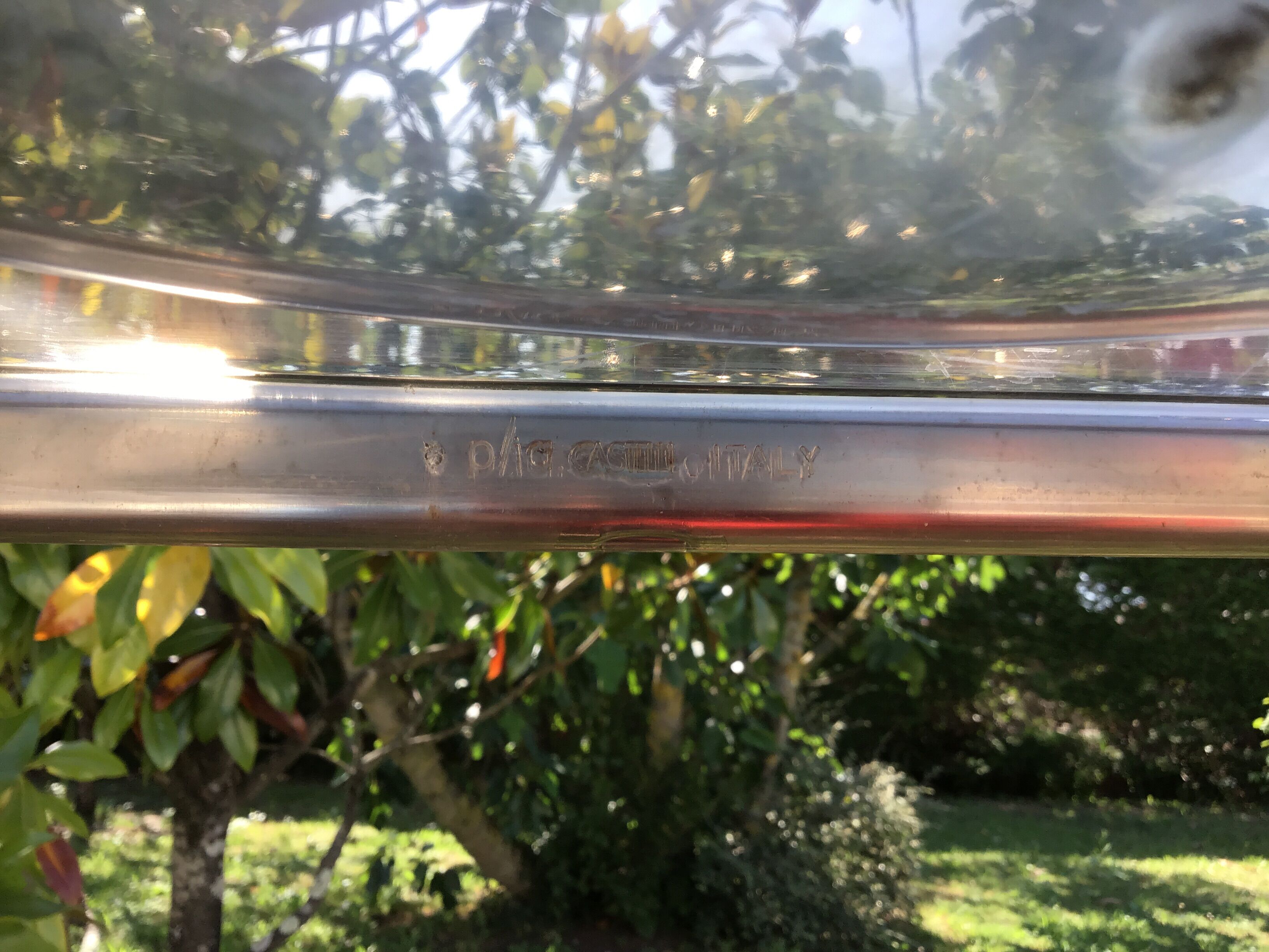 Plia chair by Giancarlo Piretti for Castelli