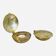 Pair of Scandinavian brass candlesticks