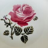 6 vintage Badonviller soup plates, Germaine model 220635