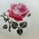 6 vintage Badonviller soup plates, Germaine model 220635