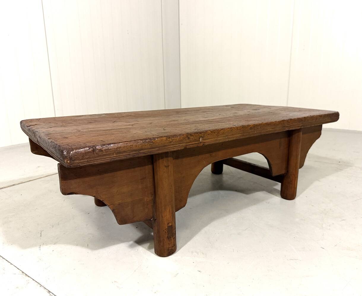 Rustic antique low coffee table side table 1900’s