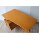 Bureau vintage asymétrique en bois 1960