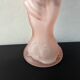 Art deco molded glass vase