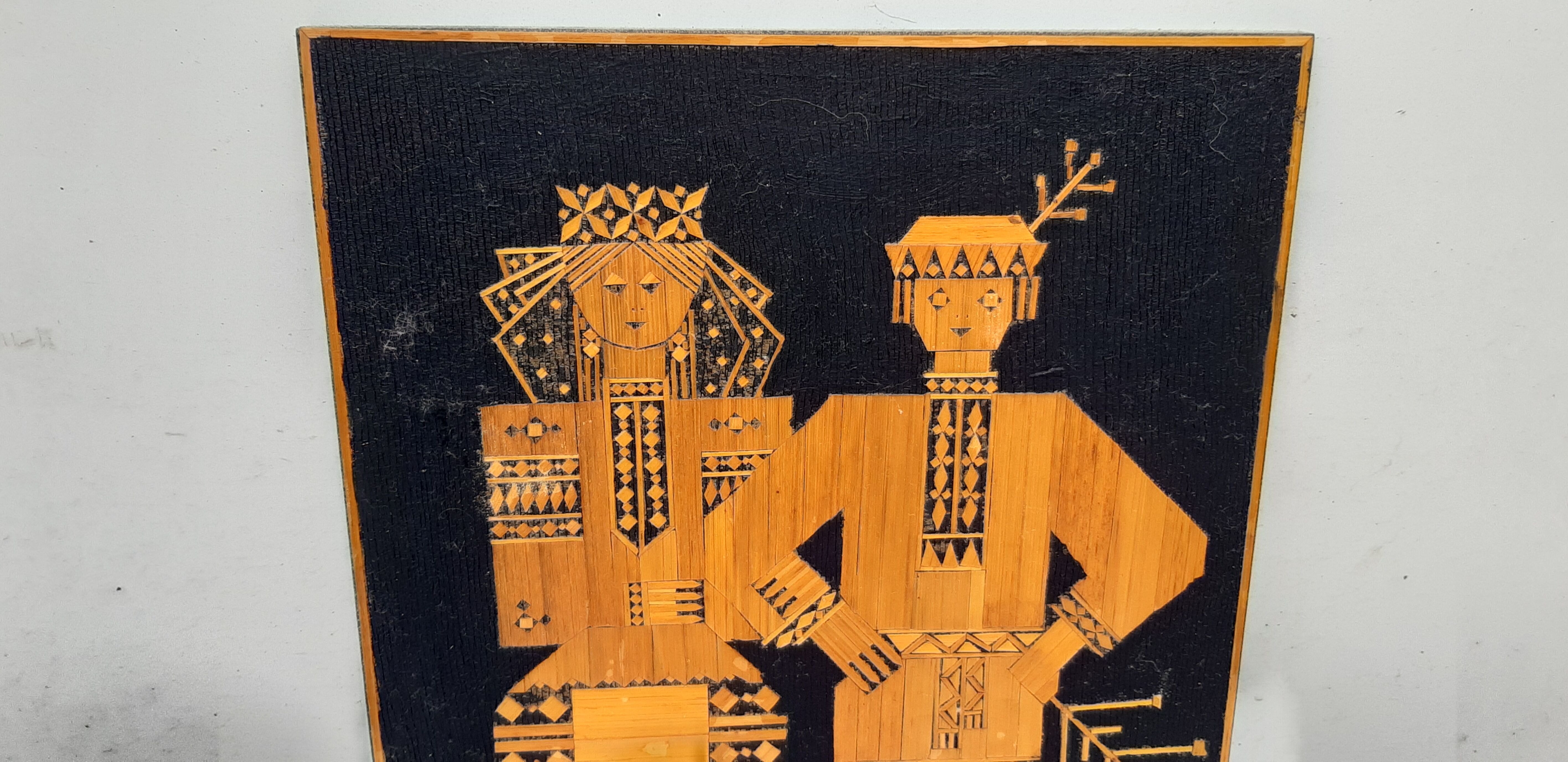 Table Russian Work in Straw